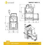 Печь для бани Эверест INOX 15 (210)