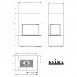 Печь-Камин APLIT П2С 8457 ASTOV