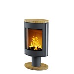 Печь-Камин OVAL Песчаник ASTOV