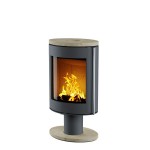 Печь-Камин OVAL Крема беж ASTOV