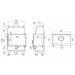 Каминная топка Defro Home IMPULS SM BL