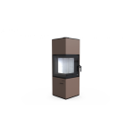 Печь DEFRO HOME QUADROOM  коричневая сталь