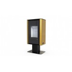 Печь DEFRO HOME SOLUM TOP  золотая сталь