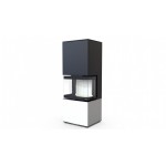 Печь DEFRO HOME INTRA XSM C VER COMPACT  белая сталь