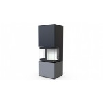 Печь DEFRO HOME INTRA XSM C VER COMPACT  серая сталь