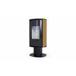 Печь DEFRO HOME ORBIS TOP  золотая сталь
