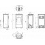 Печь DEFRO HOME CERES  красная сталь