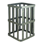 Сетка на трубу 300х300х500 Гефест ЗК 35/40/45