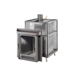 Дровяная печь для бани Ферингер Квадра в сетке