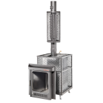 Дровяная печь для бани Ферингер Квадра в сетке