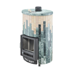 Дровяная печь для бани Ферингер Уют-25 в облицовке змеевик