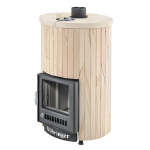 Дровяная печь для бани Ферингер Уют-25 в облицовке змеевик