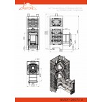 Печь для бани ASTON «Шторм Турбопар» Long (чугун)