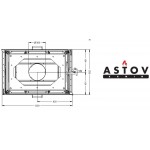 Каминная топка Astov П4С 12080