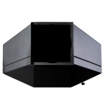 Камин МЮНХЕН ПРИСТЕННО УГЛОВОЙ КОМПАКТ черный ЭКОКАМИН