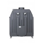 Каминная топка Экокамин Альфа 1000 NB подовая черный шамот