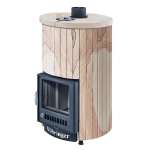 Дровяная печь для бани Ферингер Уют-25 в облицовке змеевик