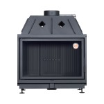 Каминная топка Экокамин Альфа 1000 NB подовая черный шамот