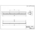 Прямоугольный контейнер ZeFire 1100 с крышкой внутри (ZeFire)