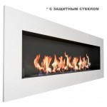 Биокамин Elliot 1800 с белой рамкой (ZeFire)