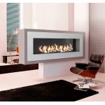 Биокамин Elliot 1800 белый со стемалитом (Zefire)