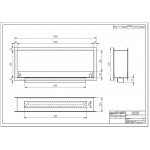 Биокамин сквозной Standart 1100 (ZeFire)