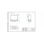 Биокамин угловой Standart 500 левый/правый (ZeFire)