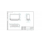 Биокамин угловой Standart 700 левый/правый (ZeFire)