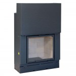 Каминная топка AXIS F 800 simple face WS Black BG1