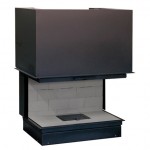 Каминная топка AXIS H 1200 3 glasses BG1 KOA