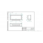 Биокамин Flagman 700 шлифованный (Zefire)