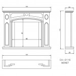 CRUMAR MONET Emperador Dark с пласт. 100х50х2