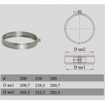 ДЫМОК Хомут соединительный ДМК D200/280