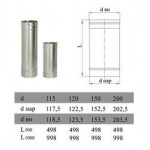 ДЫМОК Труба ДМК ЛЮКС L500 321 0,5мм D200