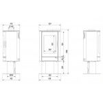 Печь-камин Kratki Koza AB/S/N