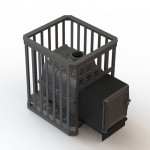 Дровяная печь для бани FireWay ПароВар 24 ковка (211)