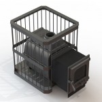 Дровяная печь для бани FireWay ПароВар 18 прут (402)