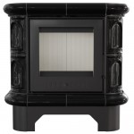 Печь-камин Kratki WK 440 KAFEL CZ (черная)