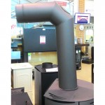 Комплект подключ. к дымоходу D150, серый (EdilKamin)