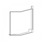 EDILKAMIN Рамка для топки Airfire guillotina curvo черная