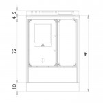 EDILKAMIN Печь-плита KE 60 W  нерж. сталь