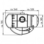 HARK 52 GT ECOplus jola-braun/stone 245 черная рамка