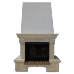 LISEO CASTIRON LCI 76 GF BG, черное стекло