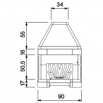 PALAZZETTI PALEX C78 exagone