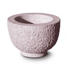 PALAZZETTI Гранитная ваза LUNA розовый гранит
