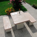 PALAZZETTI Стол со скамейками Galaxy Top Granito Roso Levigato PALAZZETTI Стол со скамейками Galaxy Top Granito Roso Levigato