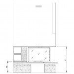 PALAZZETTI LlIVERPOOL dx Yellow Quartzite под Mbl 78 dx