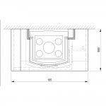 PALAZZETTI TEXAS sx под S78 3D
