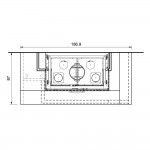 PALAZZETTI TEXAS sx под MBL 16:9 3D