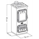 Печь Bruciatuto Krystal 870LB (Sideros)